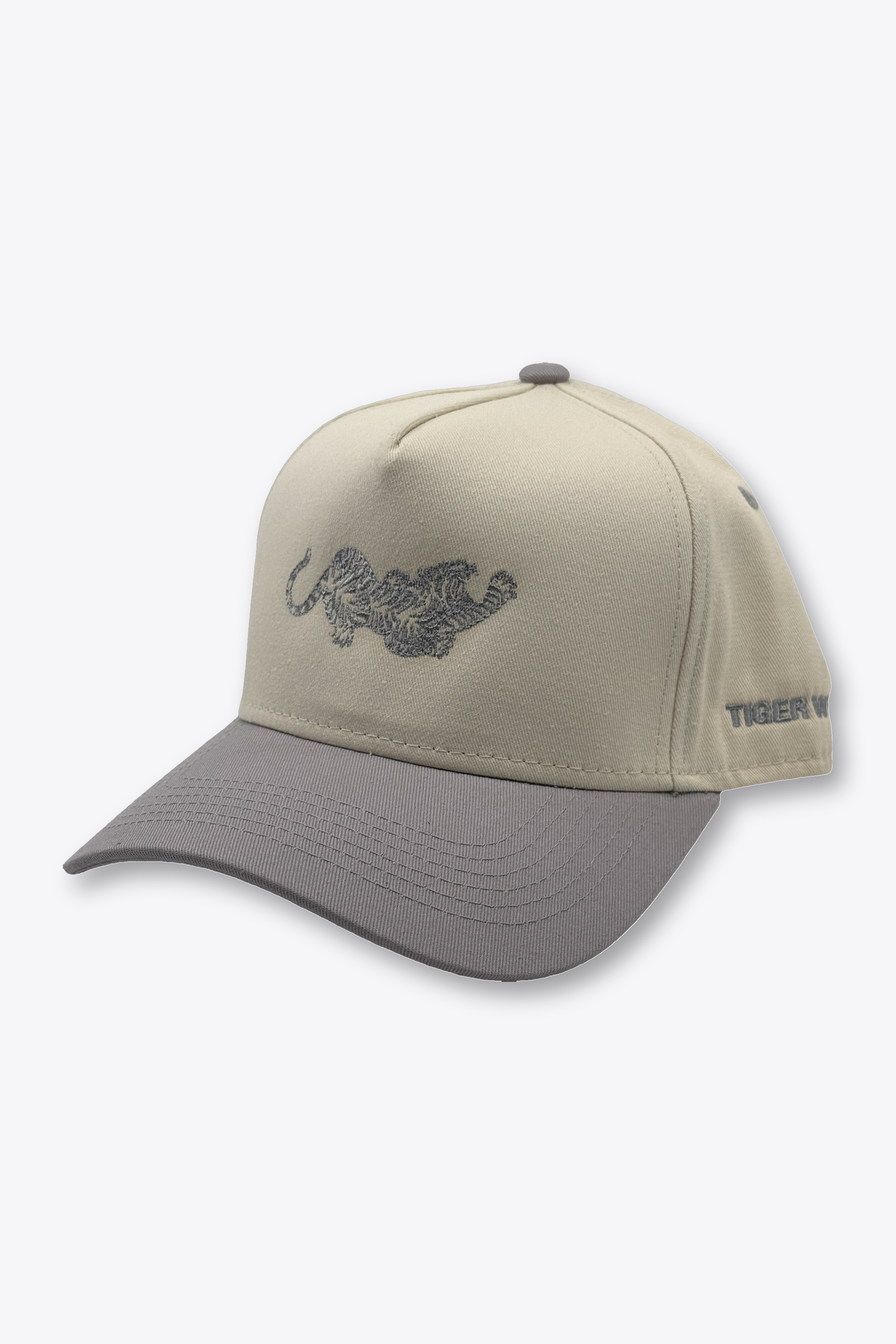 Tiger Snapback // Cream