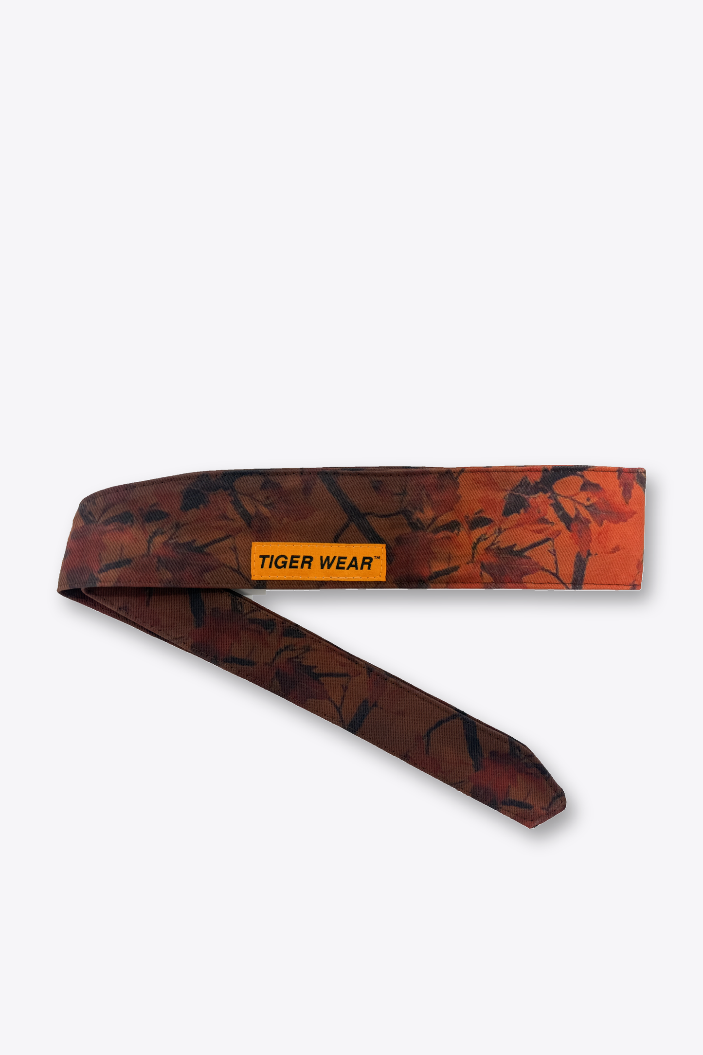 Tiger Wear Understory Camo Headband - tied view