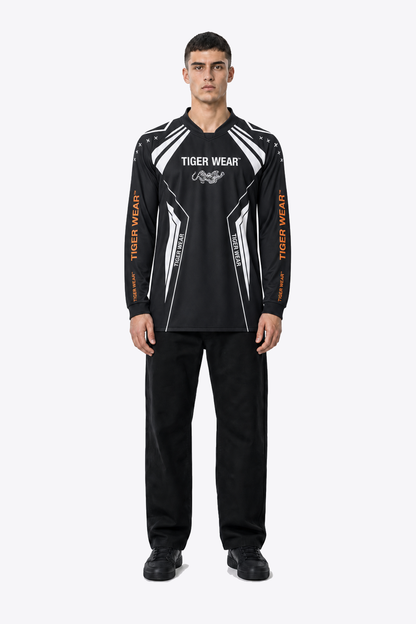 Athletics Practice Pro Jersey worn by male model, front view