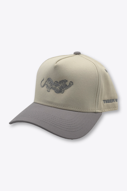 Tiger Snapback // Cream
