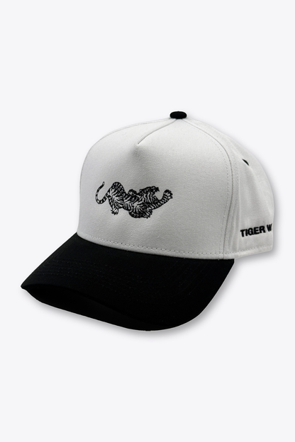 Tiger Snapback // White