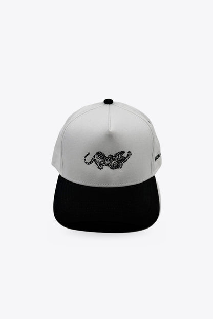 Tiger Snapback // White