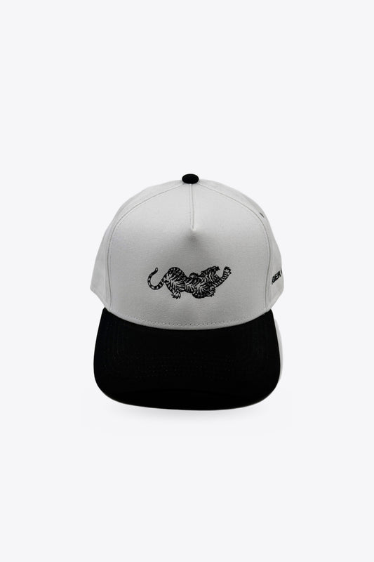 Tiger Snapback // White