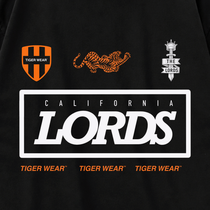 Lords x Tigerwear California Tee, chest print detail