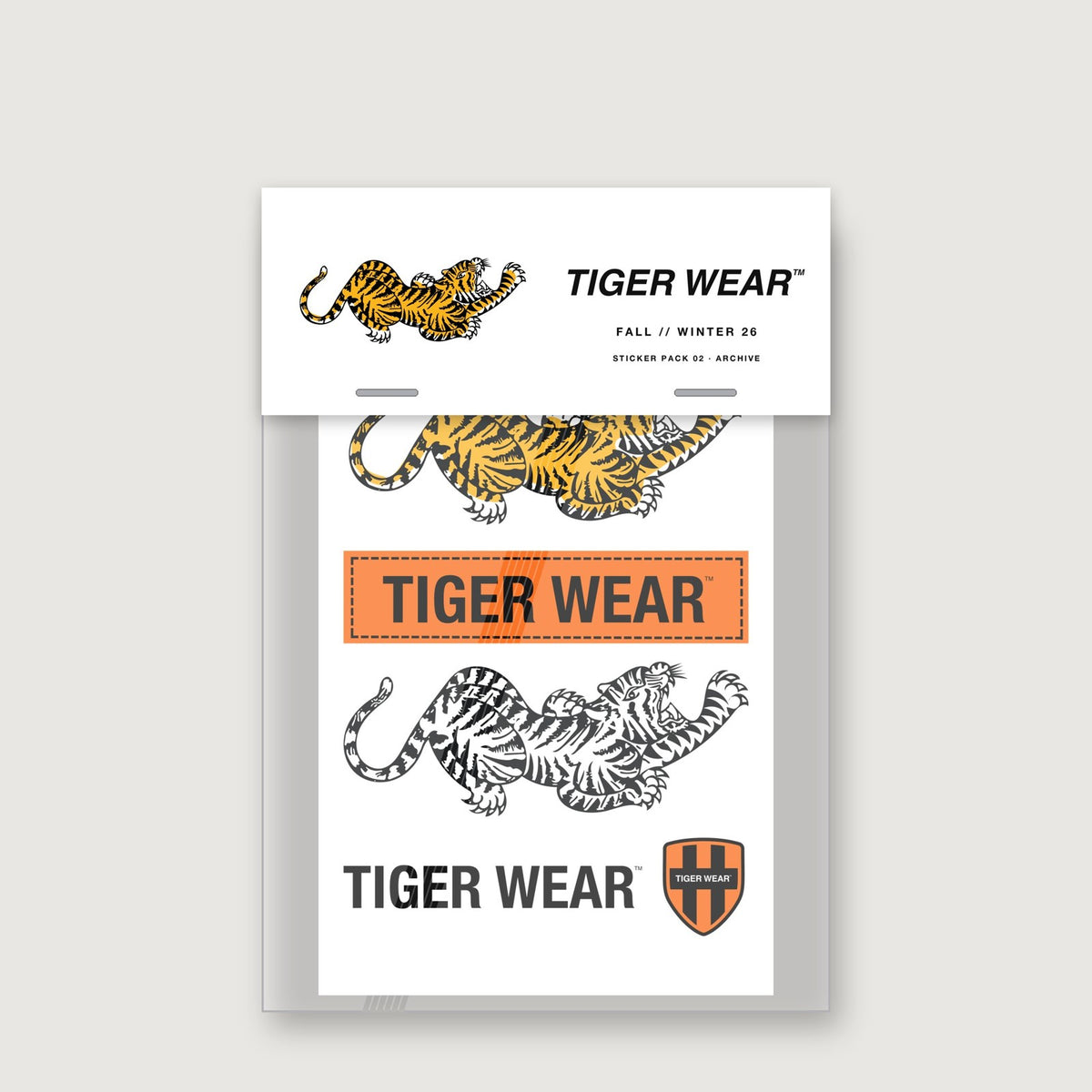 Tigerwear Sticker Pack 02 // Archive