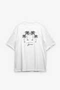 Tiger Wear Palms Embroidered Tee
